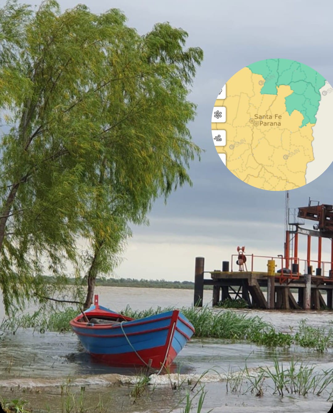 La Paz en alerta amarilla por vientos fuertes